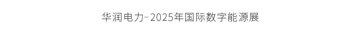 华润电力-2025年国际数字能源展